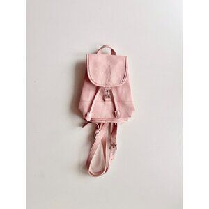 FREE PEOPLE Josie Blush Pink Faux Leather Mini Backpack
